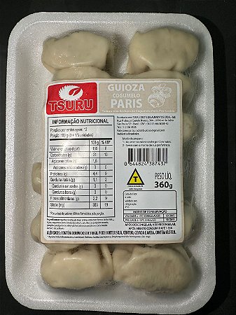 Guioza Cogumelo paris Artesanal Congelada – 12 Unidades