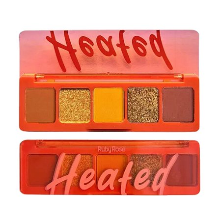 PALETA DE SOMBRAS RUBY ROSE HEATED