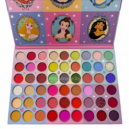 PALETA DAS PRINCESAS 54 CORES