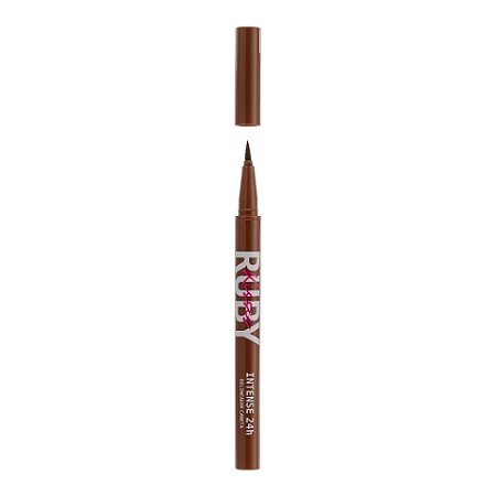 CANETA DELINEADORA MARROM RUBY KISSES