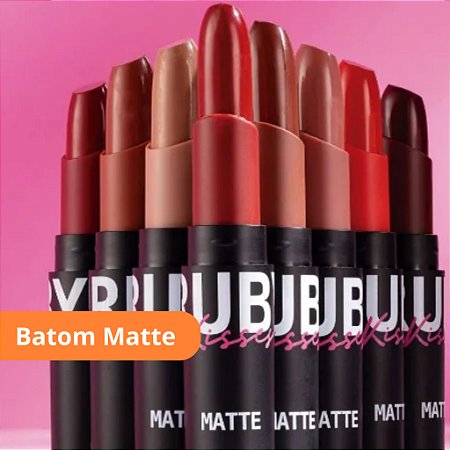 BATOM MATTE BASTÃO RUBY KISSES