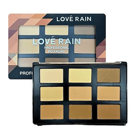 PALETA DE PÓ/CONTORNO LOVÉ RAIN