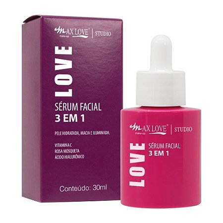 SÉRUM FACIAL 3 EM 1 MAX LOVE
