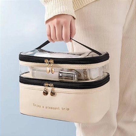 NECESSARIE DE MAQUIAGEM DUPLA