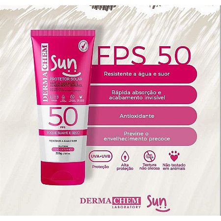 PROTETOR SOLAR SUN FPS 50 DERMACHEM
