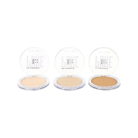 PÓ COMPACTO TONS CLAROS  PURE SKIN VIVAI