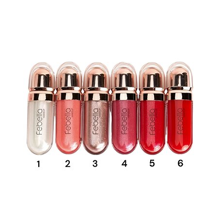 GLOSS LABIAL FEBELLA SUPER BRILHANTE