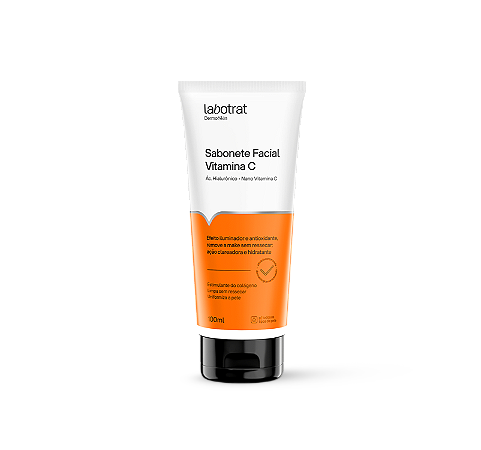 SABONETE FACIAL VITAMINA C LABOTRAT 100ml