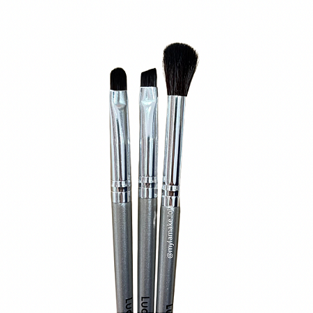 KIT 3 PINCÉIS LUA&NEVE PRATA
