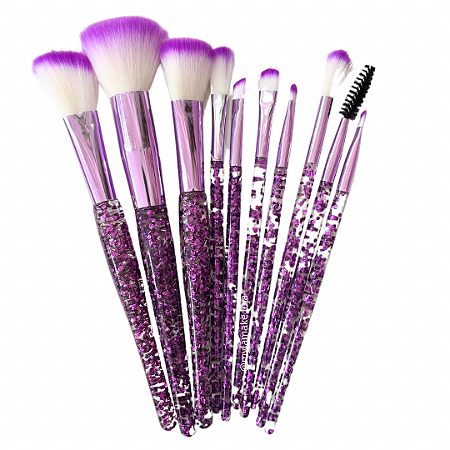 KIT 10 PINCÉIS GLITTER