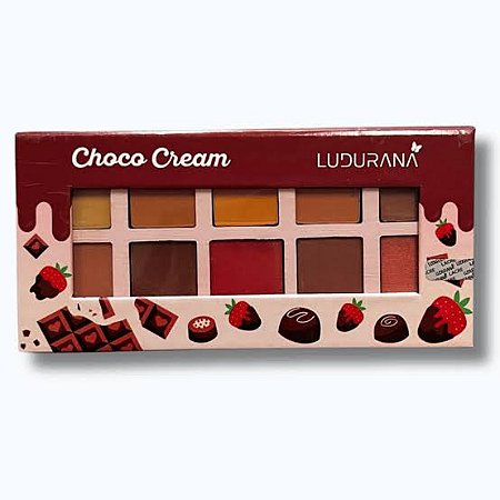 PALETA DE SOMBRAS CHOCO CREAM LUDURANA