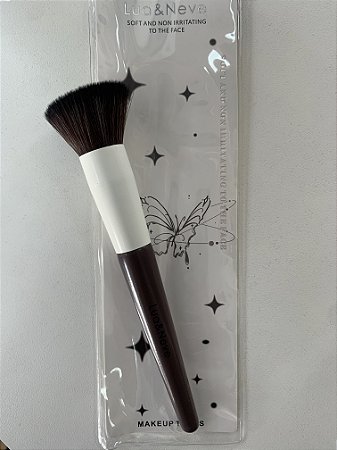 PINCEL KABUKI BRANCO E MARROM LUA E NEVE