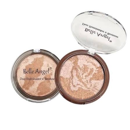 DUO ILUMINADOR E BRONZER BELLE ANGEL