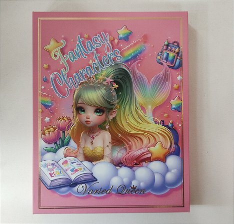 ESTOJO MAQUIAGEM INFANTIL FANTASY CHARACTERS