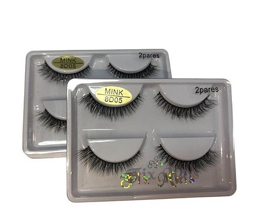 CÍLIOS GATINHO 2 PARES 8D05 FIX MAIS