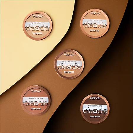 PÓ COMPACTO SMOOTH DIA A DIA MAHAV