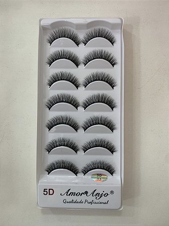 CÍLIOS 7 PARES AMOR ANJO 5D03