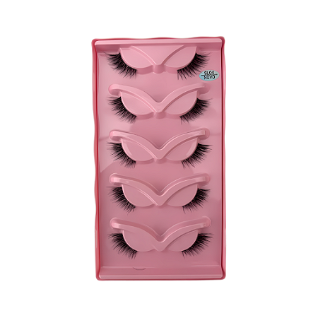 CÍLIOS 5 PARES SL04 AMOR ANJO