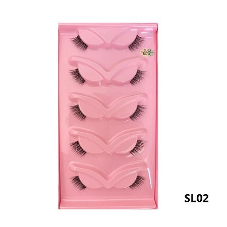 CÍLIOS 5 PARES SL02 AMOR ANJO