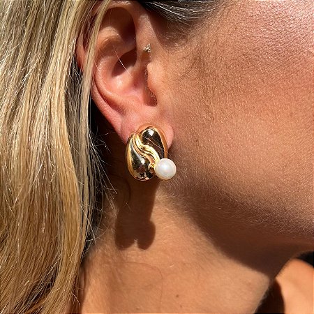 BRINCO BASE DUAS GOTAS COM PEROLA