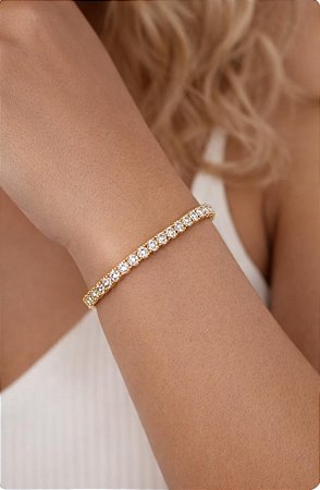 PULSEIRA RIVIERA 3 GARRAS DOURADA