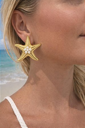 BRINCO ESTRELA DO MAR G DOURADO
