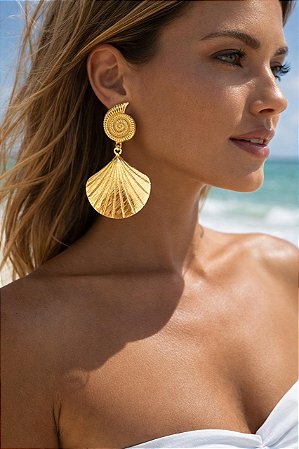BRINCO CARACOL E CONCHA PENDULO