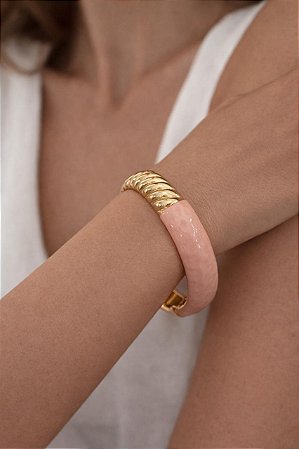 BRACELETE ESMALTADO TORCIDO