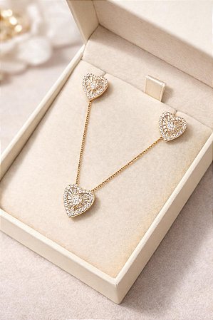 CONJUNTO CORAÇÃO CRAVAÇÃO LATERAL