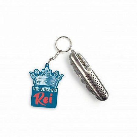 Kit Chaveiro E Canivete Vô Rei
