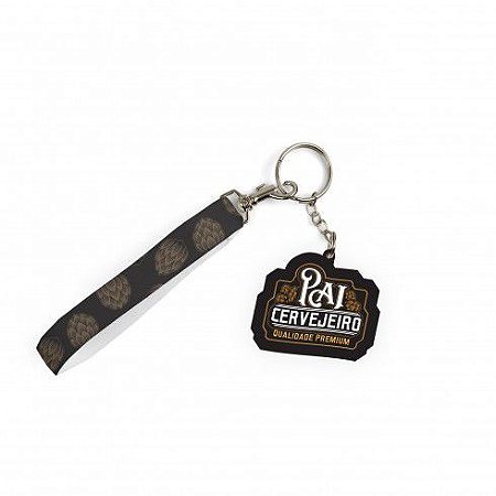 Chaveiro Com Fita Pai Cervejeiro