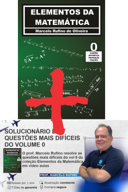Volume 0 + Solucionário em Vídeo Aulas das Mais Difíceis