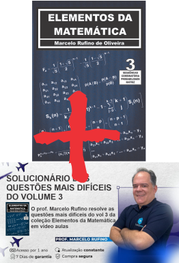 Volume 3 + Solucionário em Vídeo Aulas das Mais Difíceis