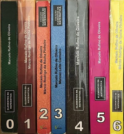 Combo - 7 volumes da coleção Elementos da Matemática