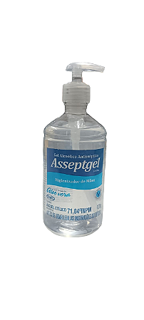 ÁLCOOL GEL HIGIGIENIZADOR ASSEPTGEL CRISTAL 420G
