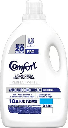 AMACIANTE LAVANDERIA COMFORT CONCENTRADO PERFECT WHITE 5L