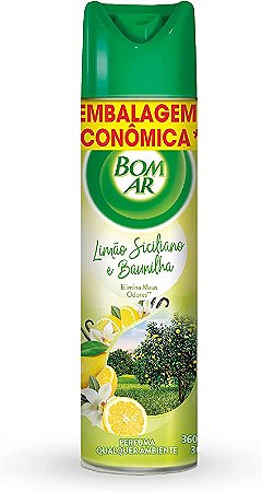 AROMATIZADOR BOM AR AER LIMAO/BAUNILHA 360ML