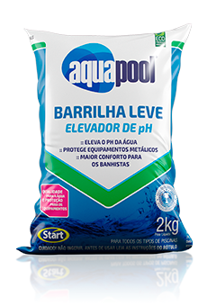 BARRILHA LEVE ELEVADOR PH GRANULADO AQUAPOOL 2KG