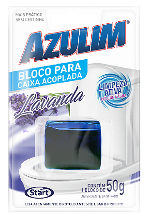BLOCO P/CAIXA  ACOPLADA  LAVANDA AZULIM 50GR