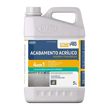 CERA  ACABAMENTO ACRÍLICO  STARTPRO 4 EM 1 5 L