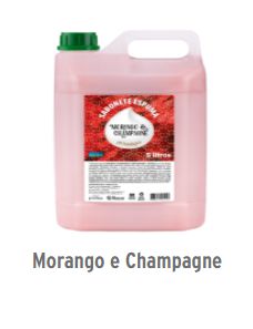 Sabonete Deoline Morango e Champagmhe 5L