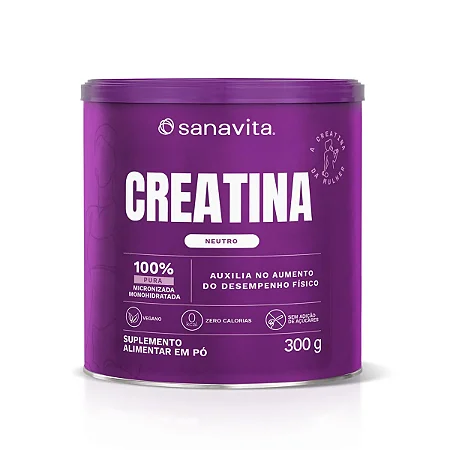 Creatina Monohidratada - 300g - Sanavita