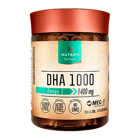 DHA 1000 - 120 Cápsulas - Nutrify