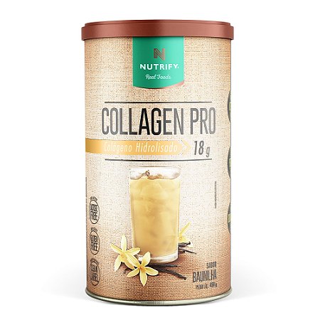 Collagen Pro Baunilha 450g  Nutrify