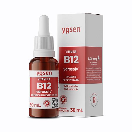 Vitamina B12 Líquida - 30ml -  YDROSOLV - YOSEN