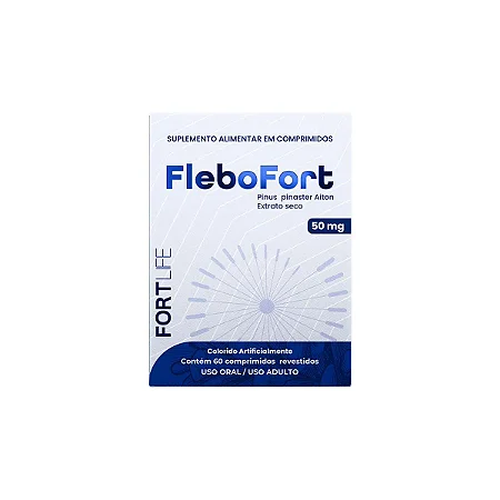 FleboFort - 50mg - 60 comprimidos - FORTLIFE