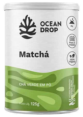 Matchá em Pó - 125g - Ocean Drop