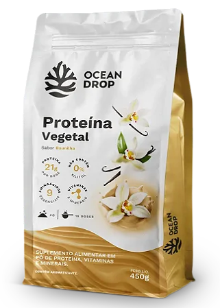Proteína Vegetal - 450g - Baunilha - Ocean Drop