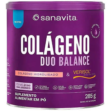 Colágeno Duo Balance - 30 doses - Neutro - Sanavita