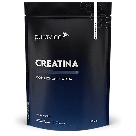 Creatina Monohidratada - 300g - Puravida